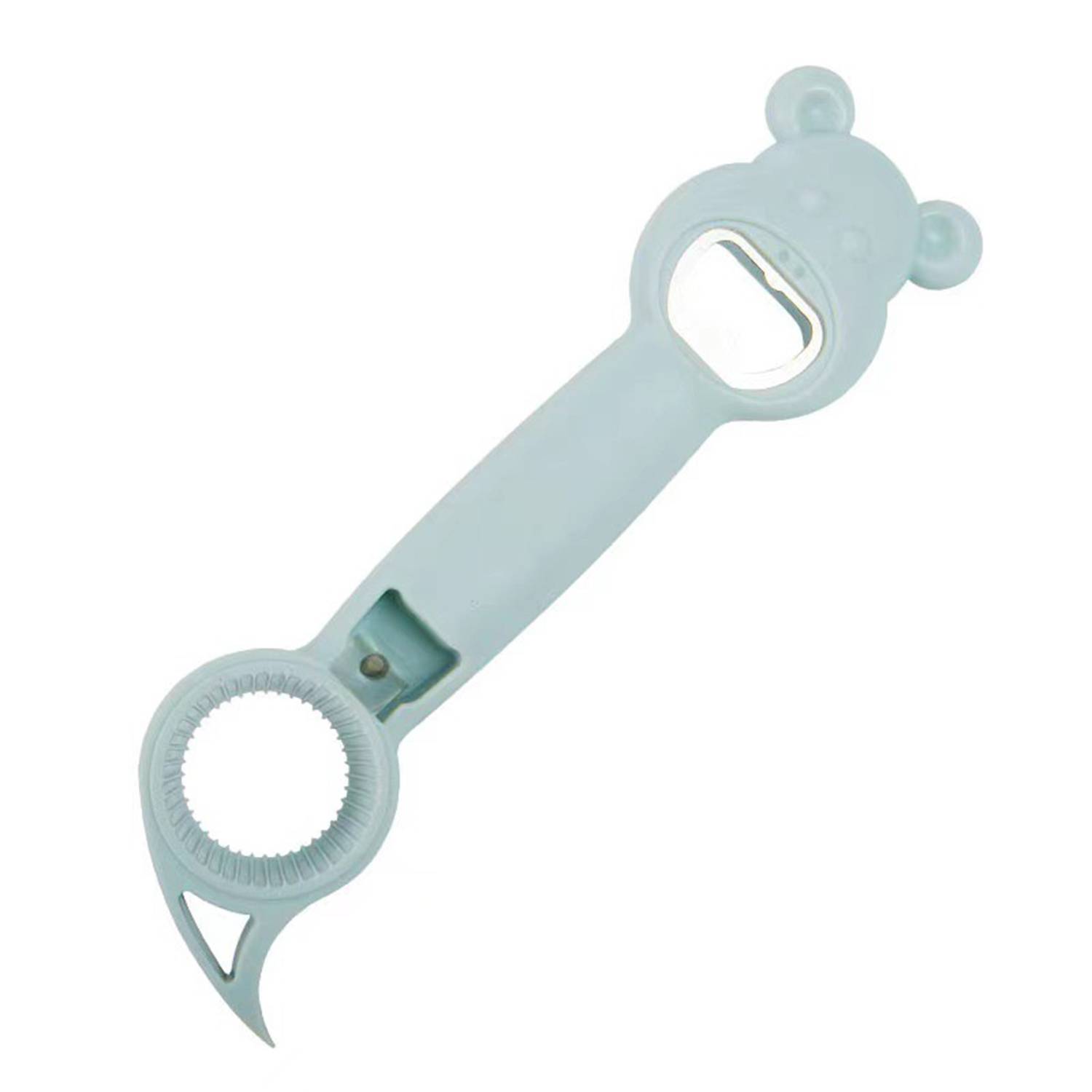 Multi-Use 4-in-1 Bear Non-Slip Labor Saving Bottle Opener, custom kitchen gadget with logo imprint 6