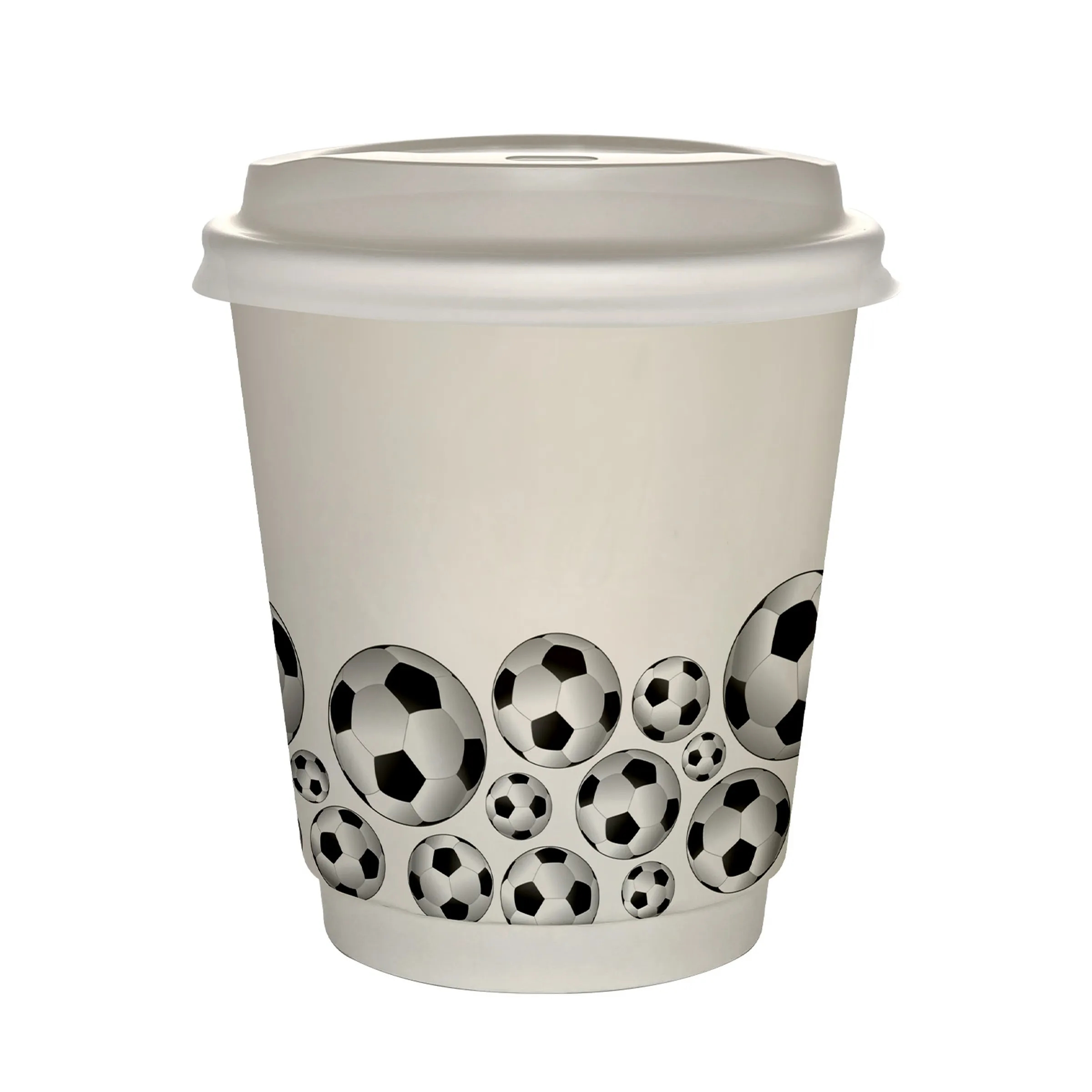 10 oz Full Color Sporty Paper Cup With Lid 11