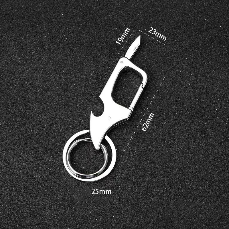 Multifunctional Keychain Bottle Opener with Knife 2