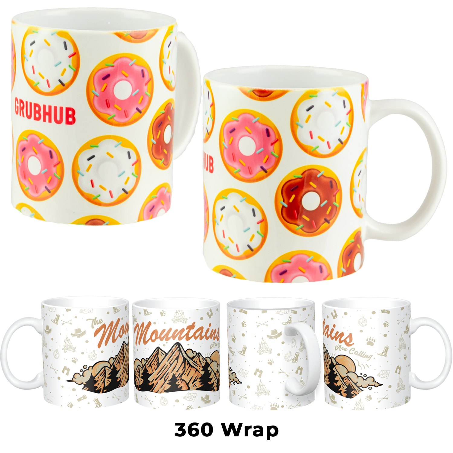 11 Oz Full Color Stoneware Executive Mug 4