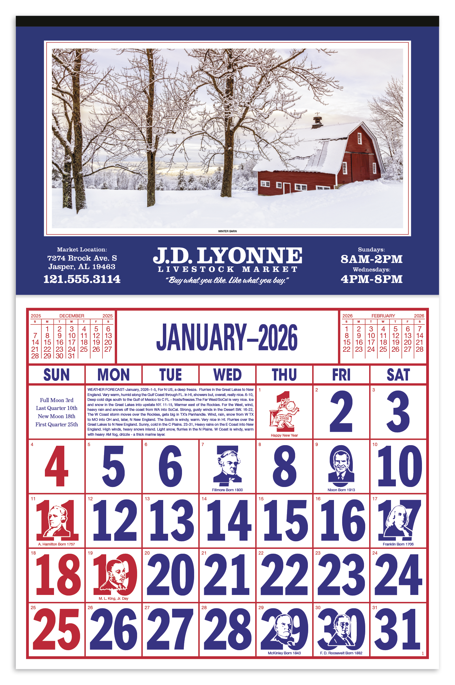 Skinner & Kennedy® Large Everyday Farm Memo 7