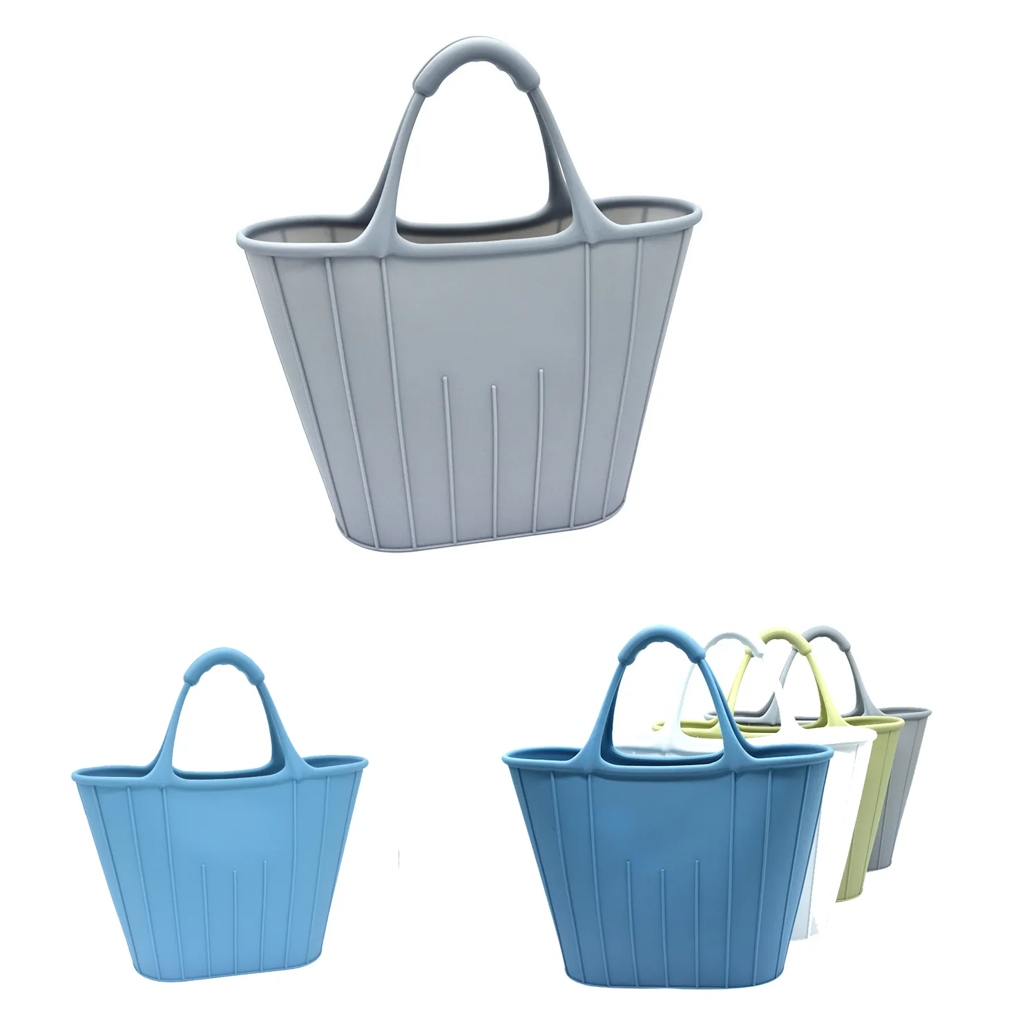 Silicone Waterproof Beach Tote Bag 1