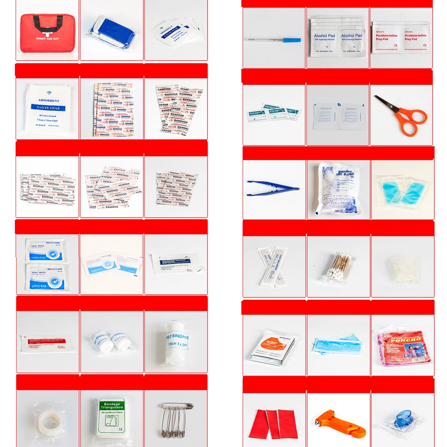 234 Pieces Pocket First Aid Kit 3
