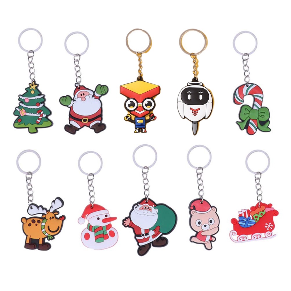 Customizable 2D PVC Keychain 1