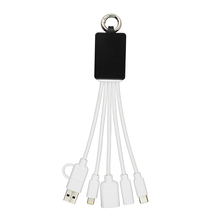 "FUSION" Charging Cable With 2 Port USB Hub 25