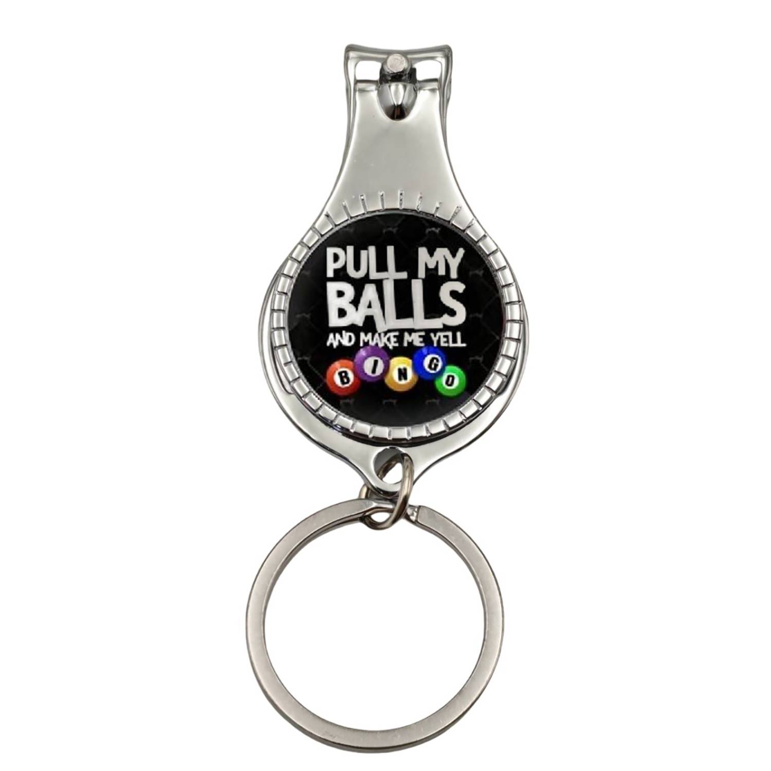 Multifunctional Retro Keychain with Opener & Nail Clipper 9