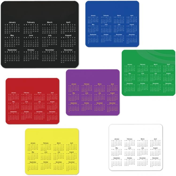 Large 2026 Rectangle Shape Calendar Mouse Pad 3