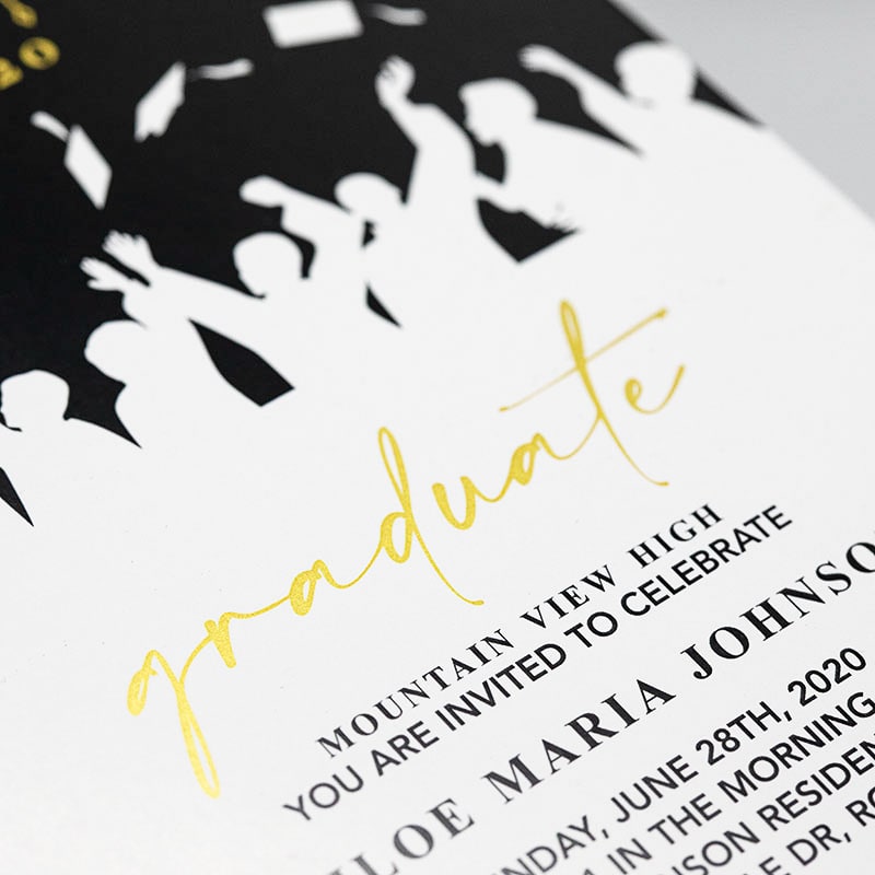 Custom Full Color 5 X 7 Inch Invitation Cards 12