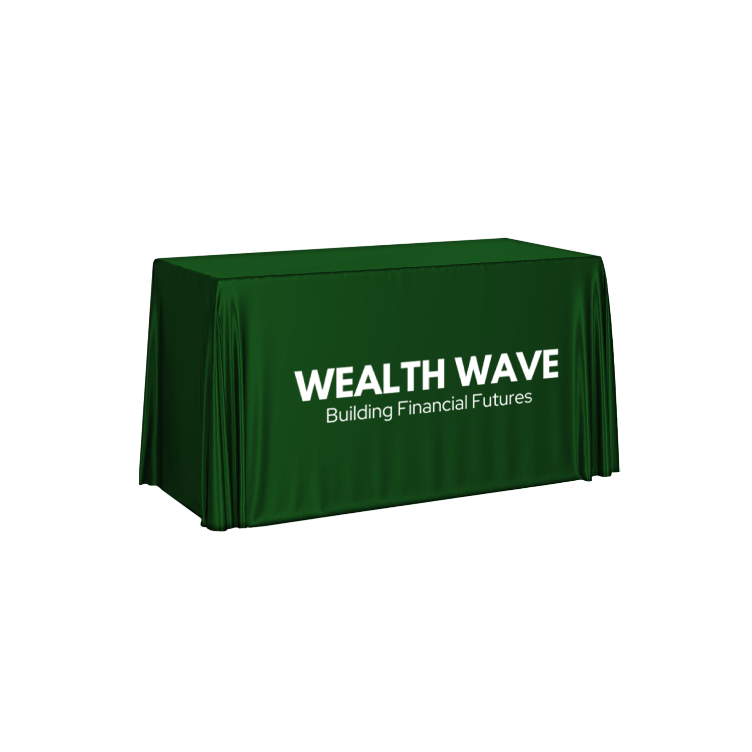 4' Liquid Repellent Table Throw, 42"H, Full Color Front Panel 2