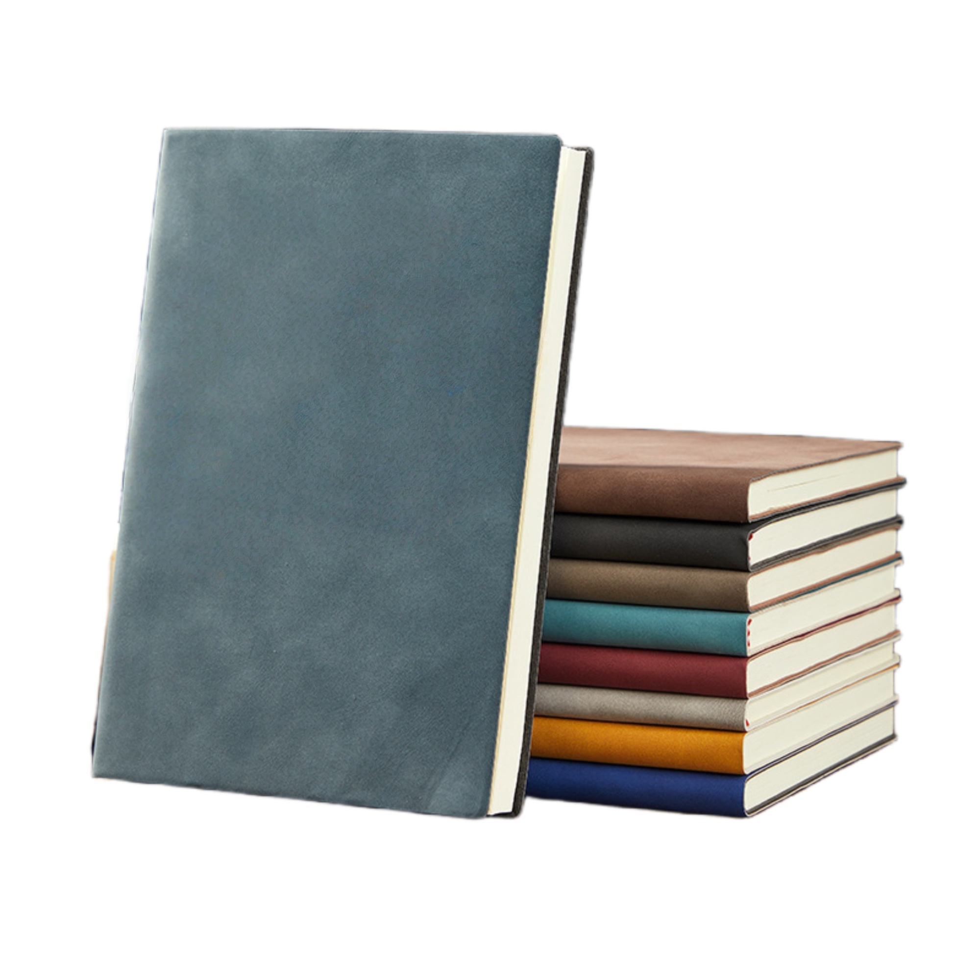 Soft Leather Cover Ruled Writing Notebook 2
