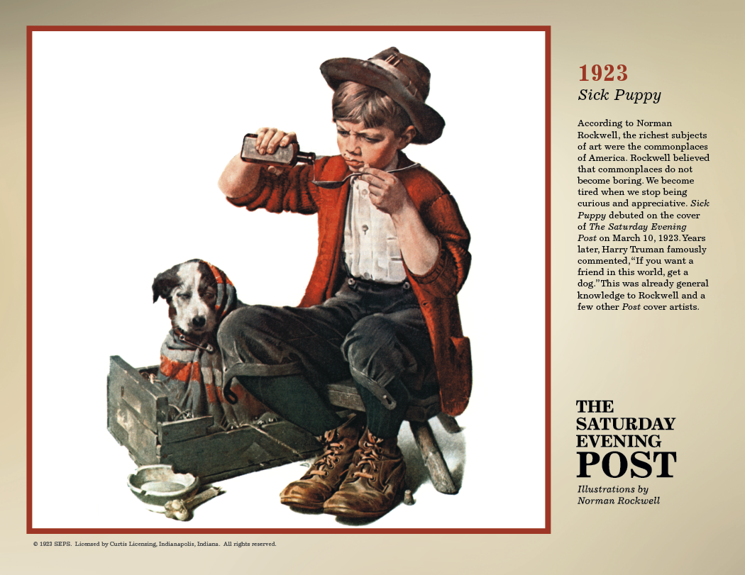 Triumph® Calendars The Saturday Evening Post Illustrations by Norman Rockwell Calendar 25