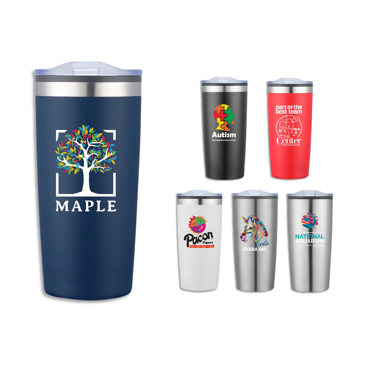 Sip N Go 24 oz Stainless Steel Tumbler