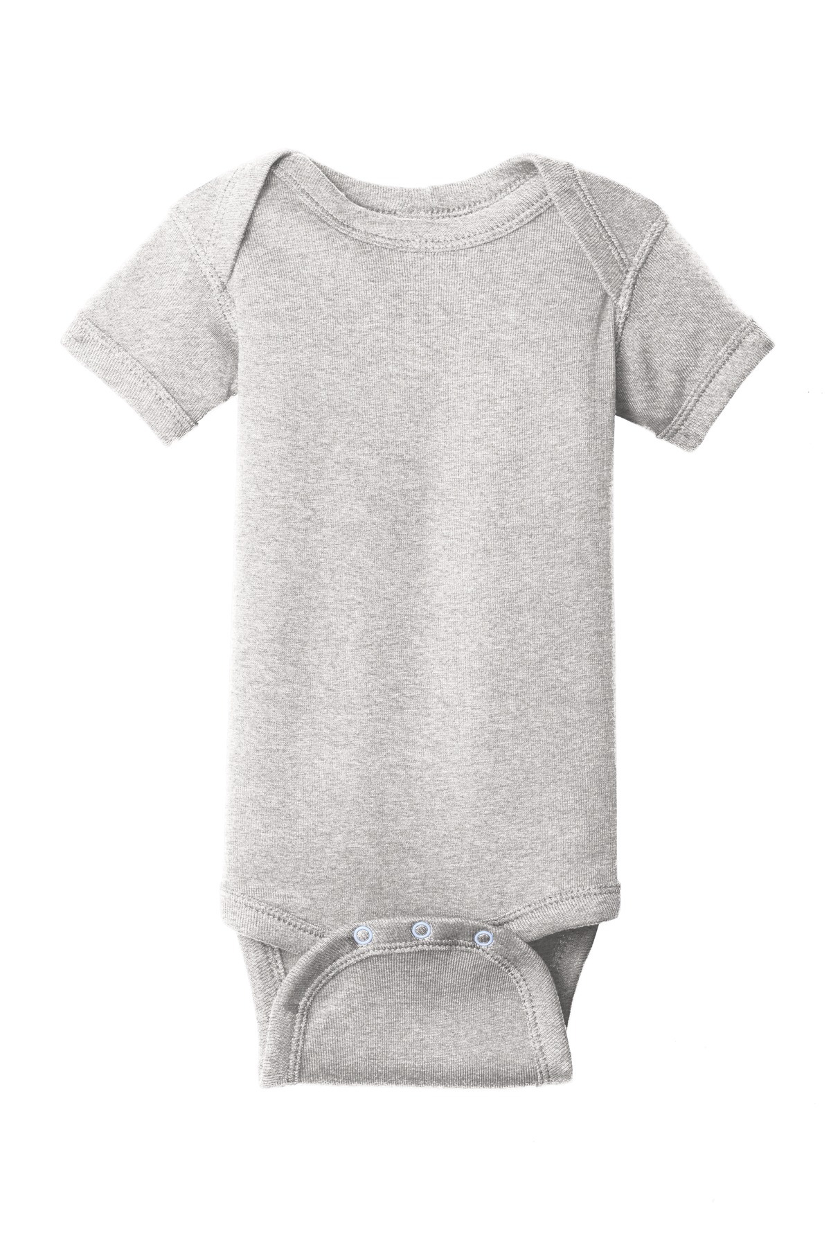 Rabbit Skins Infant Short Sleeve Baby Rib Bodysuit. RS4400 49