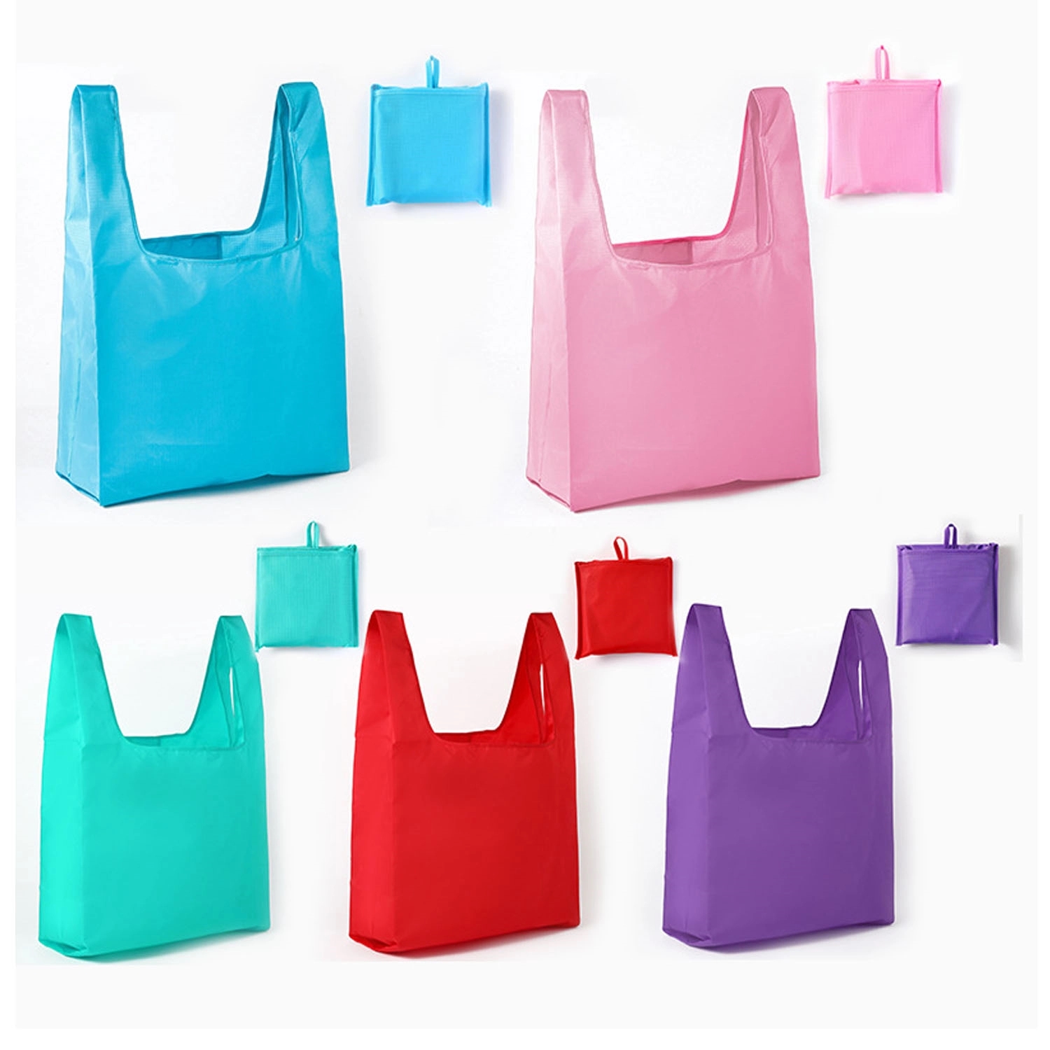 Shopping Tote Bags With Small Pouch 7