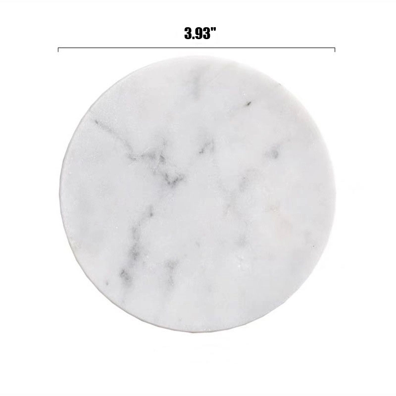 Custom White Marble Coaster 8