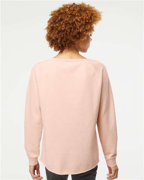 Women's California Wave Wash Crewneck Sweatshirt - PRM2000 5