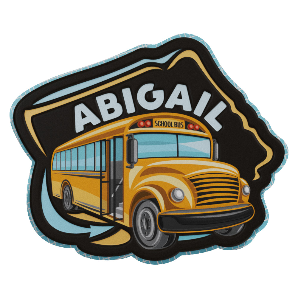 Texture Tone® Custom Shaped Name Badge (Large)