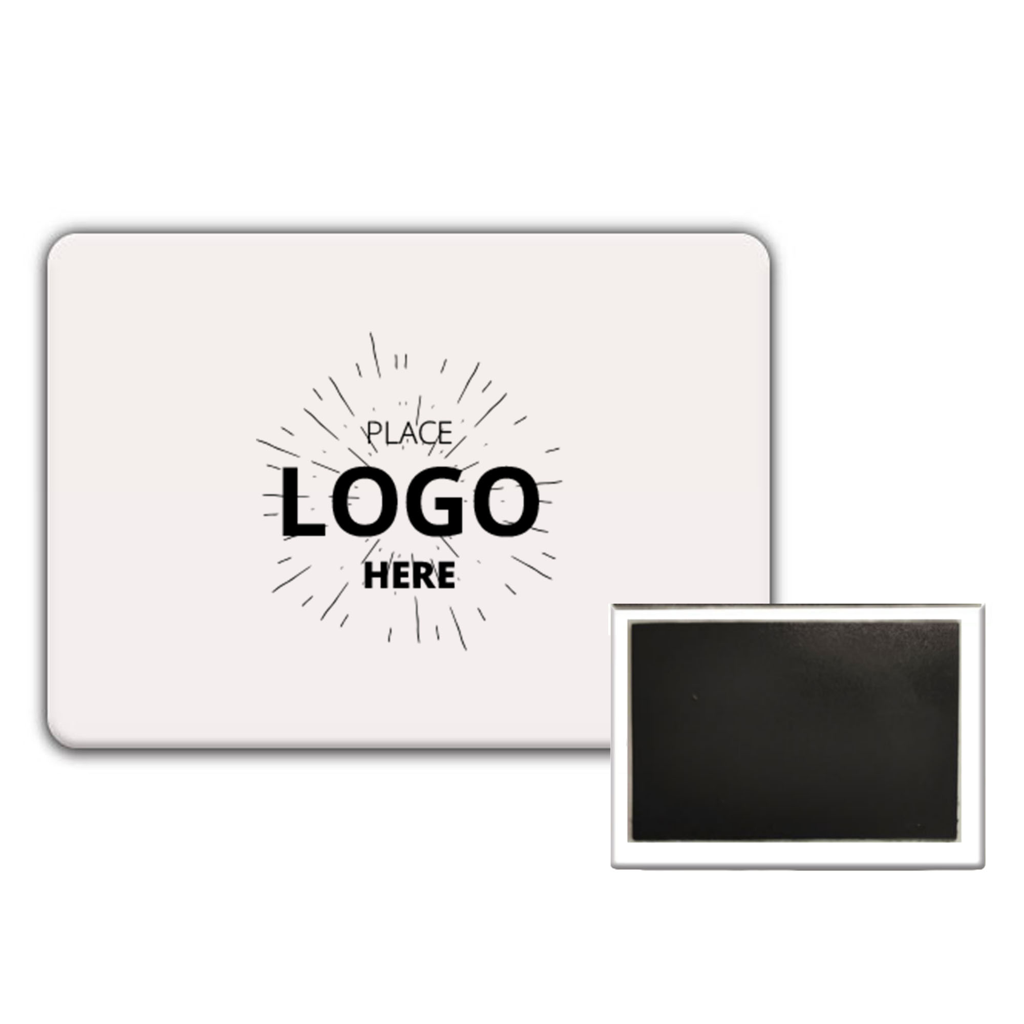 Rectangle Full Color Button Fridge Magnet 1