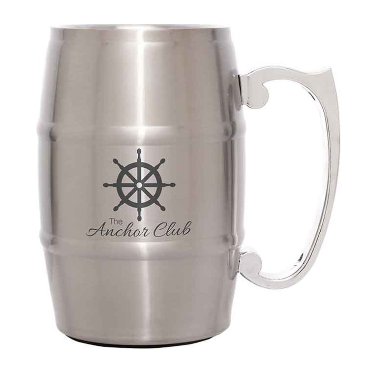 17 Oz Stainless Steel Barrel Mug 2