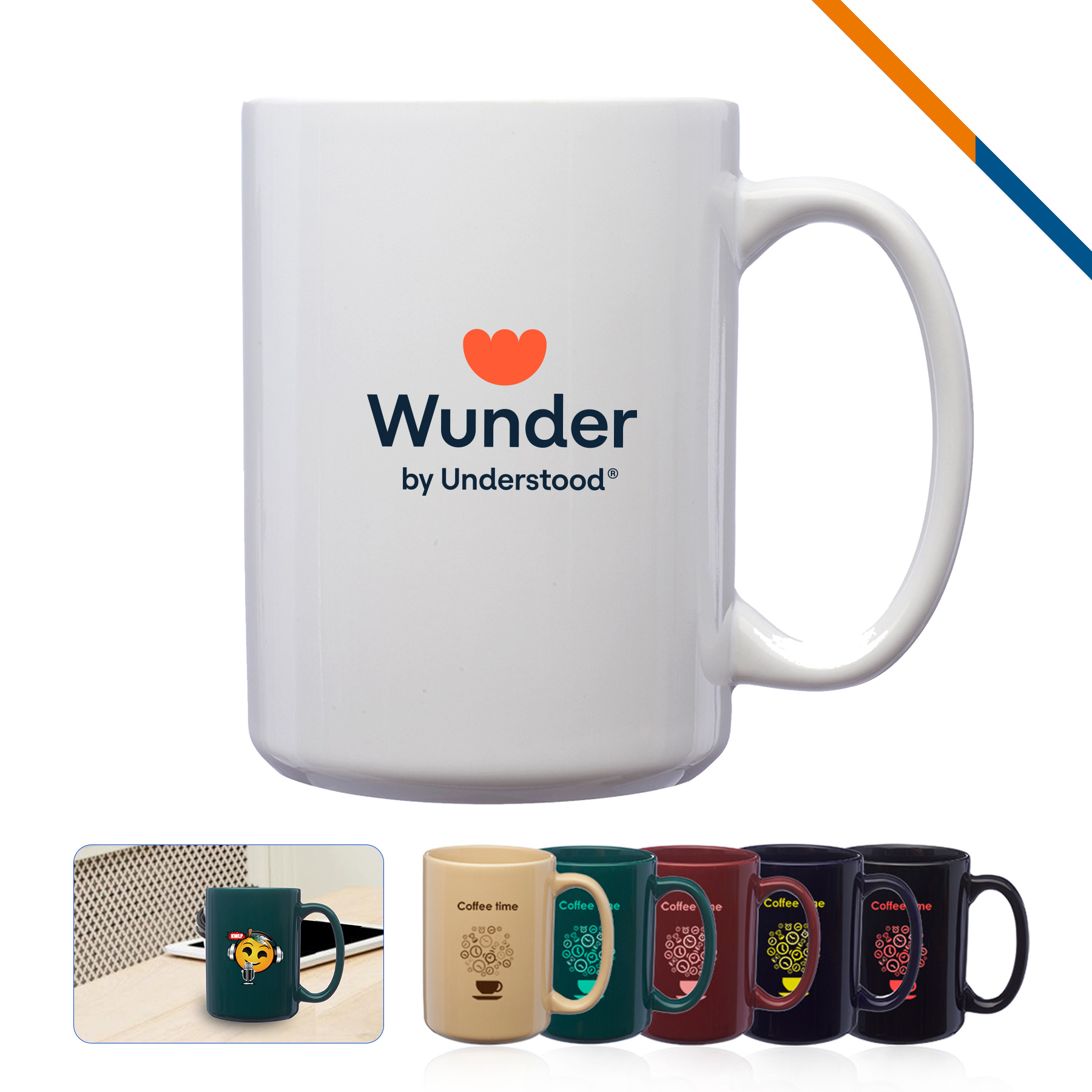 Lustar Ceramic Mug - 15 OZ. 2