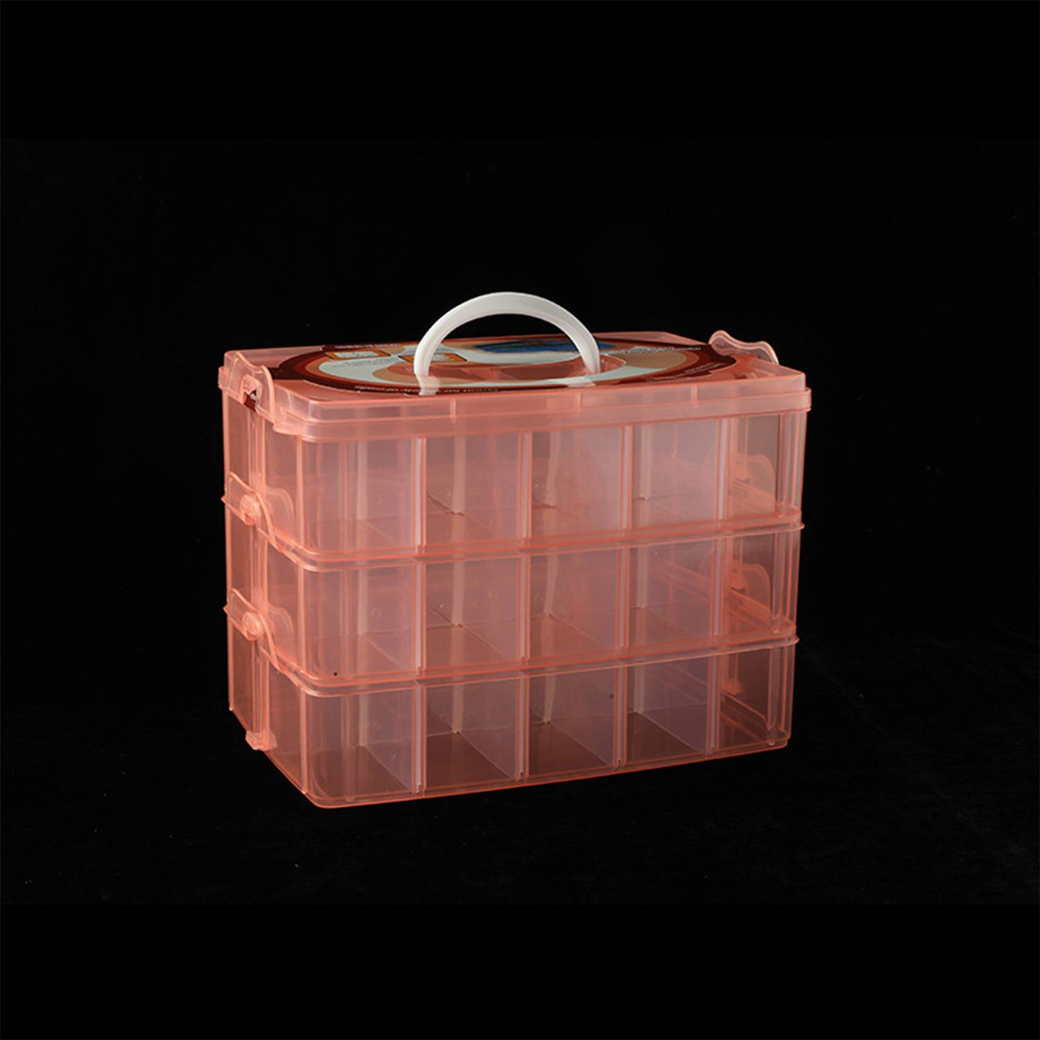 Detachable Transparent Plastic Sock Storage Box 4