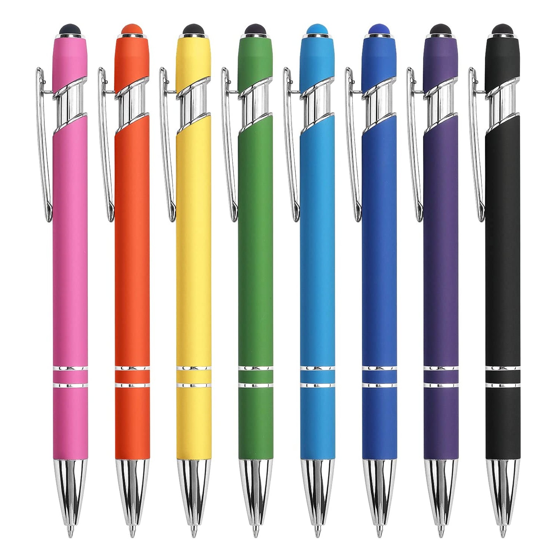 Metal Ballpoint Pen With Stylus
