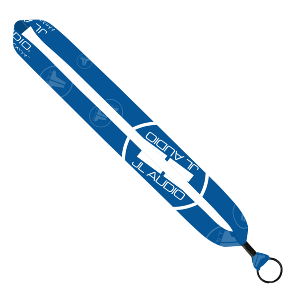 1" Dye-Sublimated Lanyard with Metal Crimp & Metal Split-Ring 17