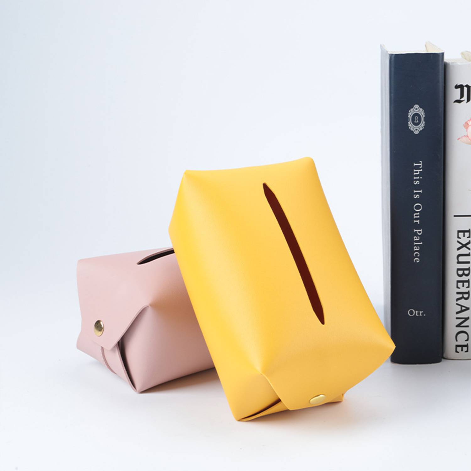 Leather Simple Paper Box 2