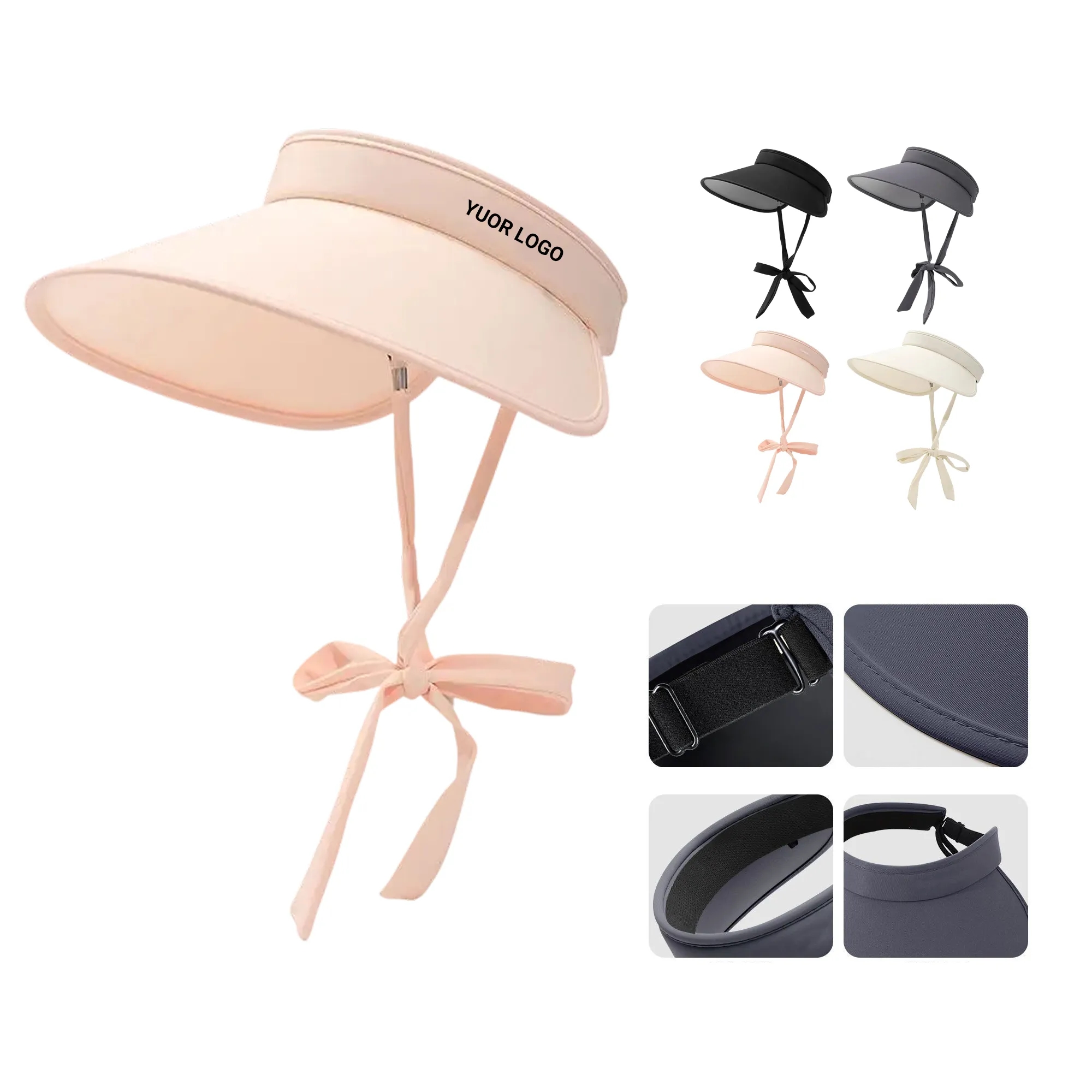 Foldable Ice Silk Visor Hat for Summer Outdoor Use 1
