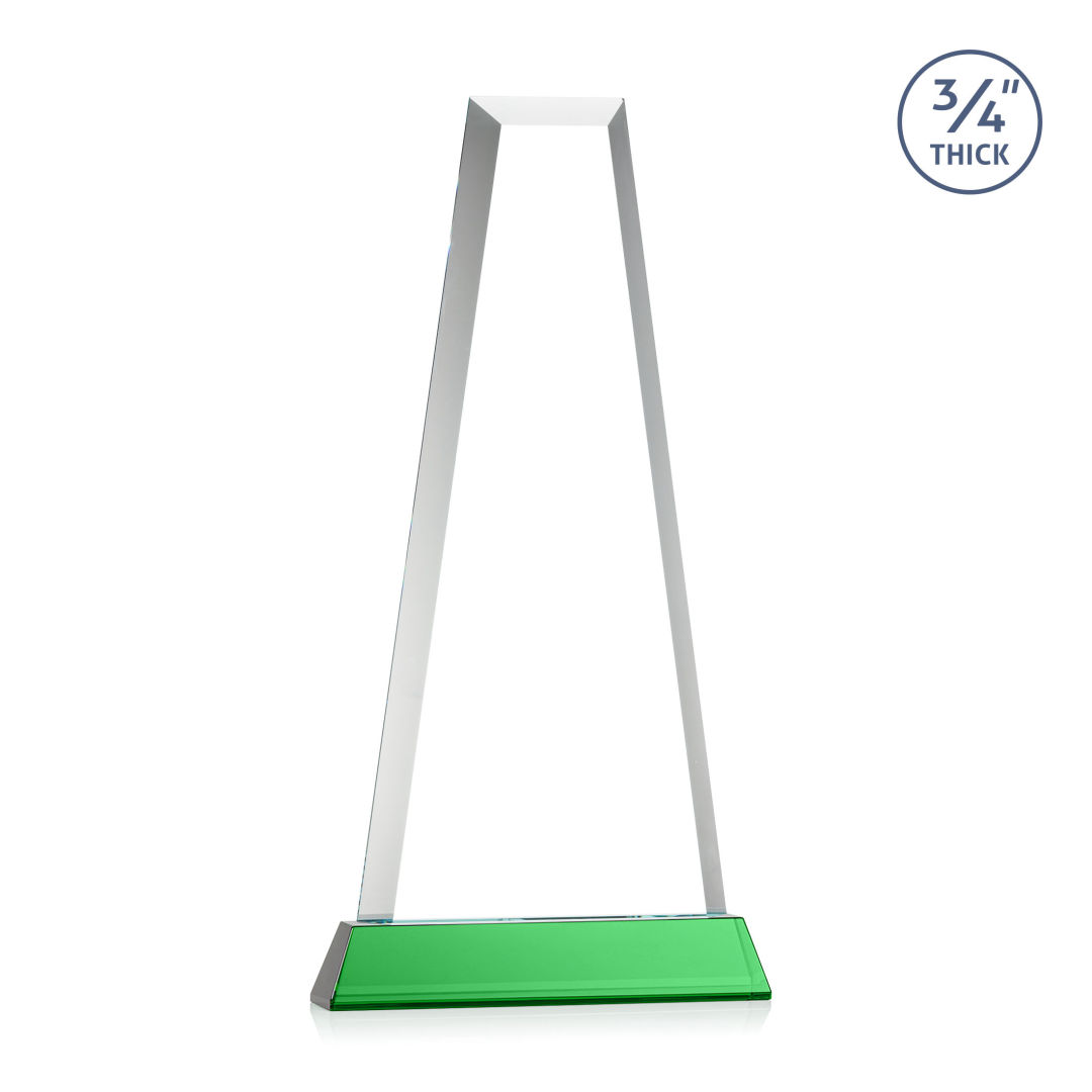 Imperial VividPrint™ Award on Newhaven Base - Green 3