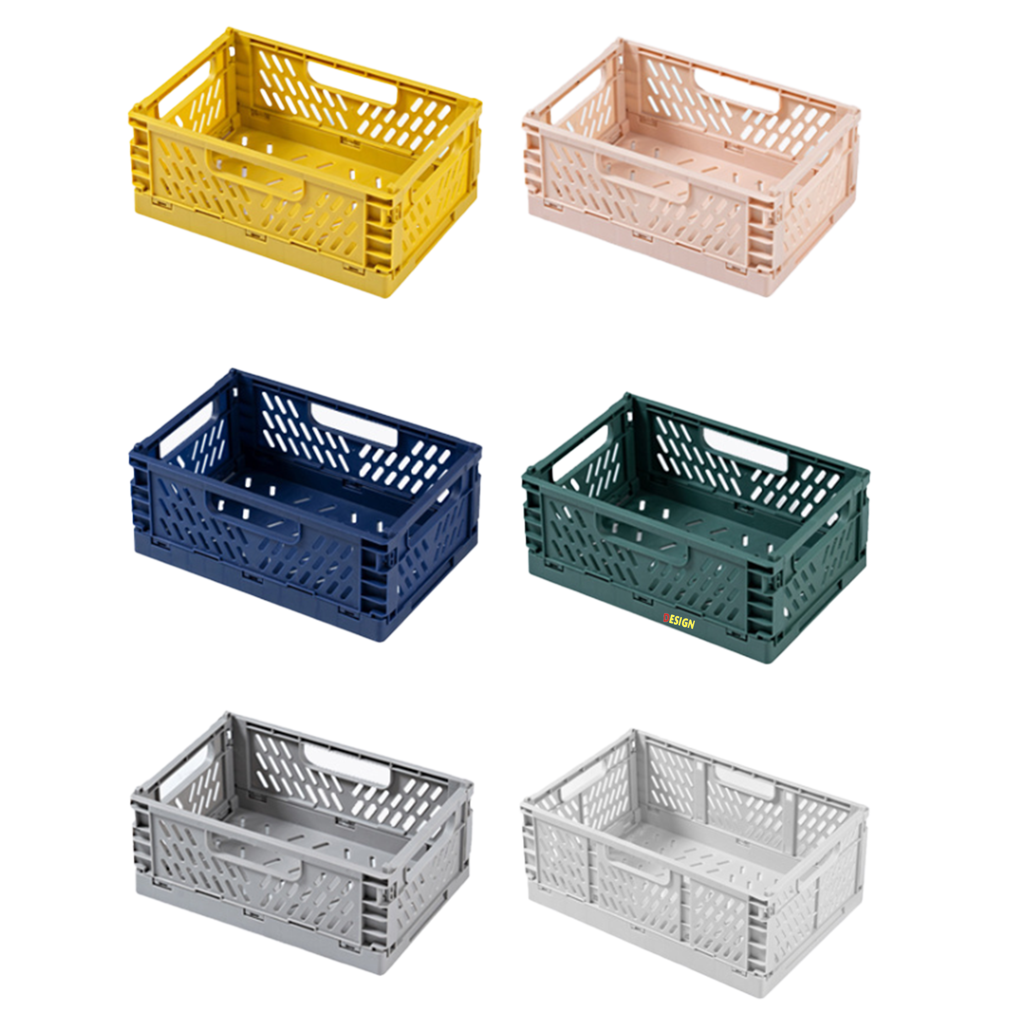 Mini Folding Plastic Storage Box 1