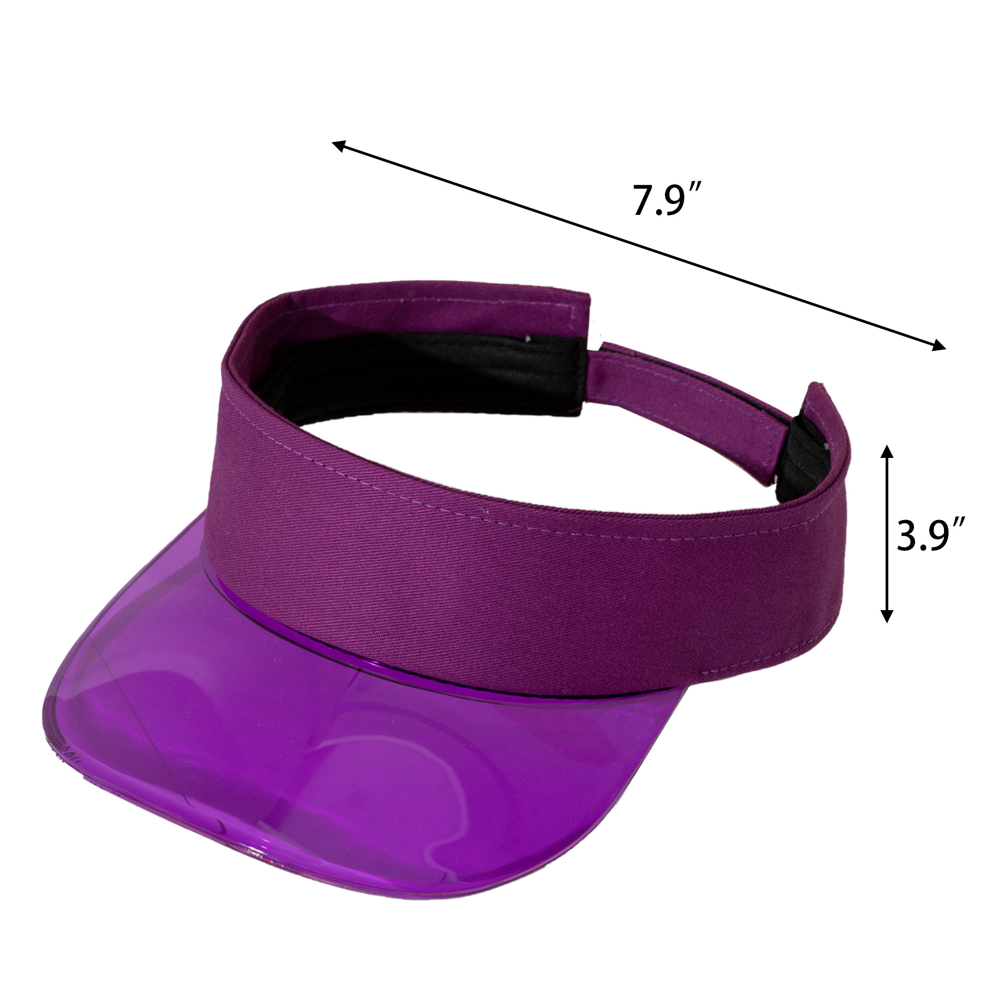 Vibrant Transparent Sun Visor 3