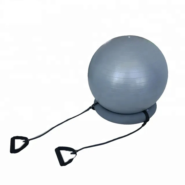 Yoga Ball Chair with Two Resistance Bands 4