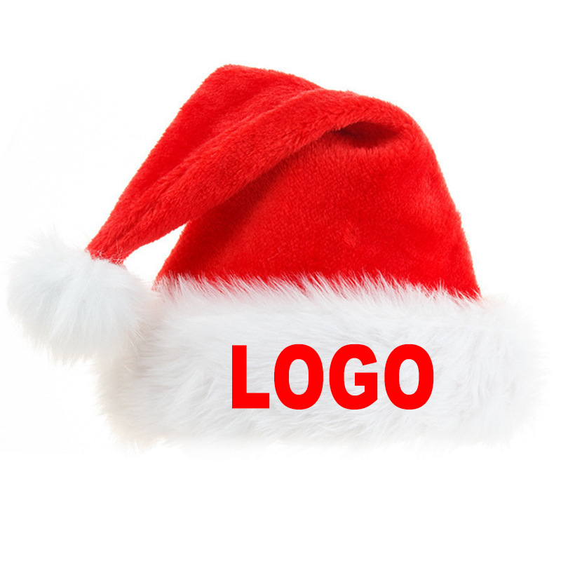 Adult Christmas Hat with Embroidered Logo 2