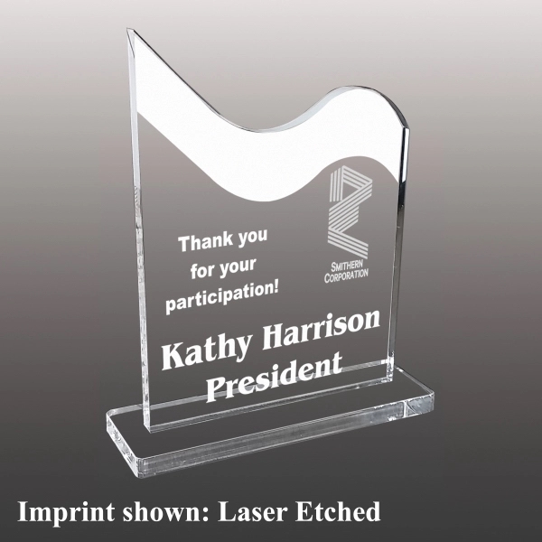 Acrylic Stock Award - Laser Etched