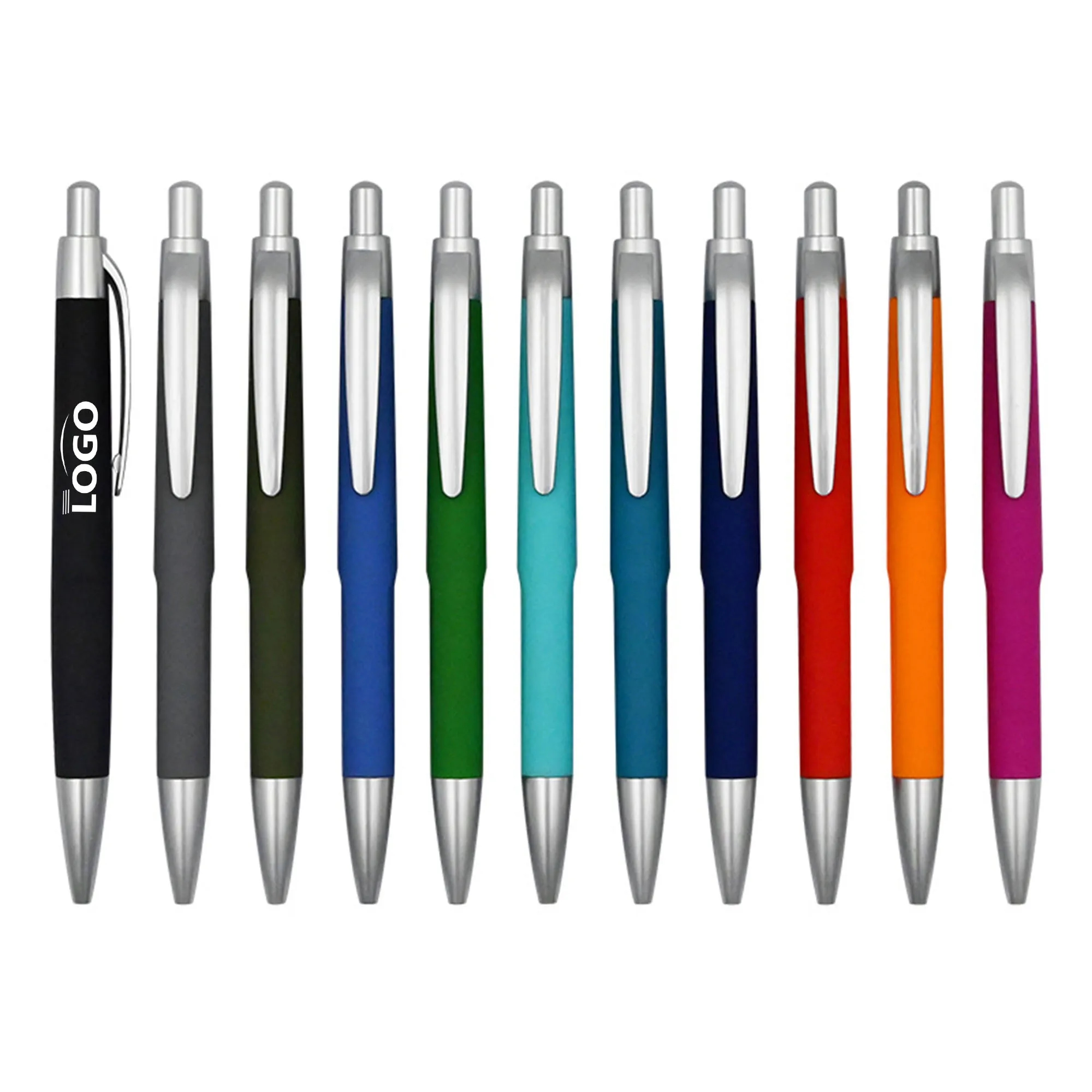 Comfortable Writing Retractable Ballpoint Pens 0.5mm Black