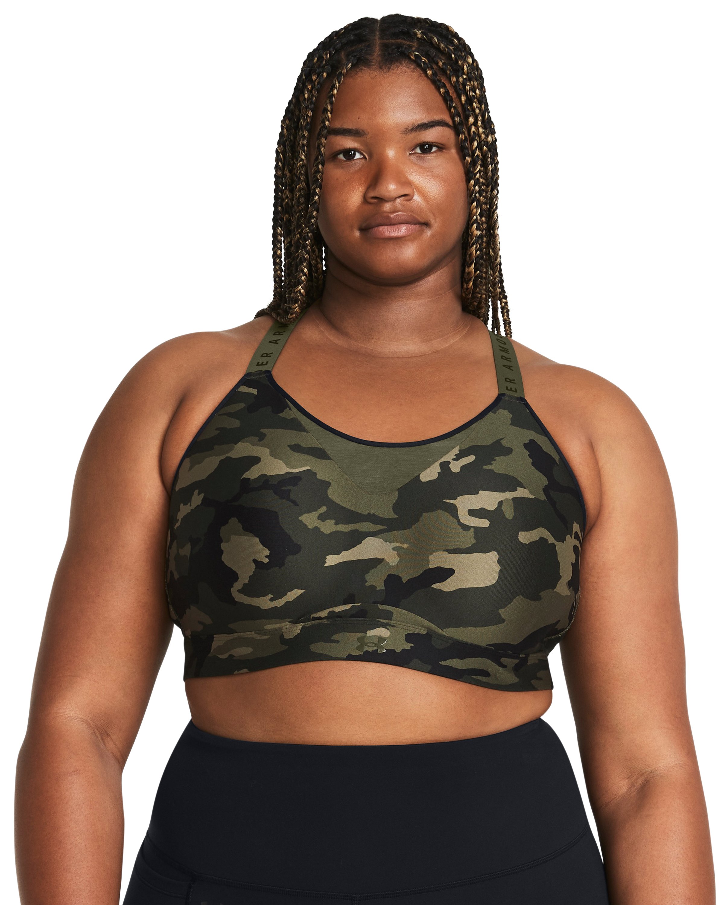 Women's UA Infinity High Printed Sports Bra 2