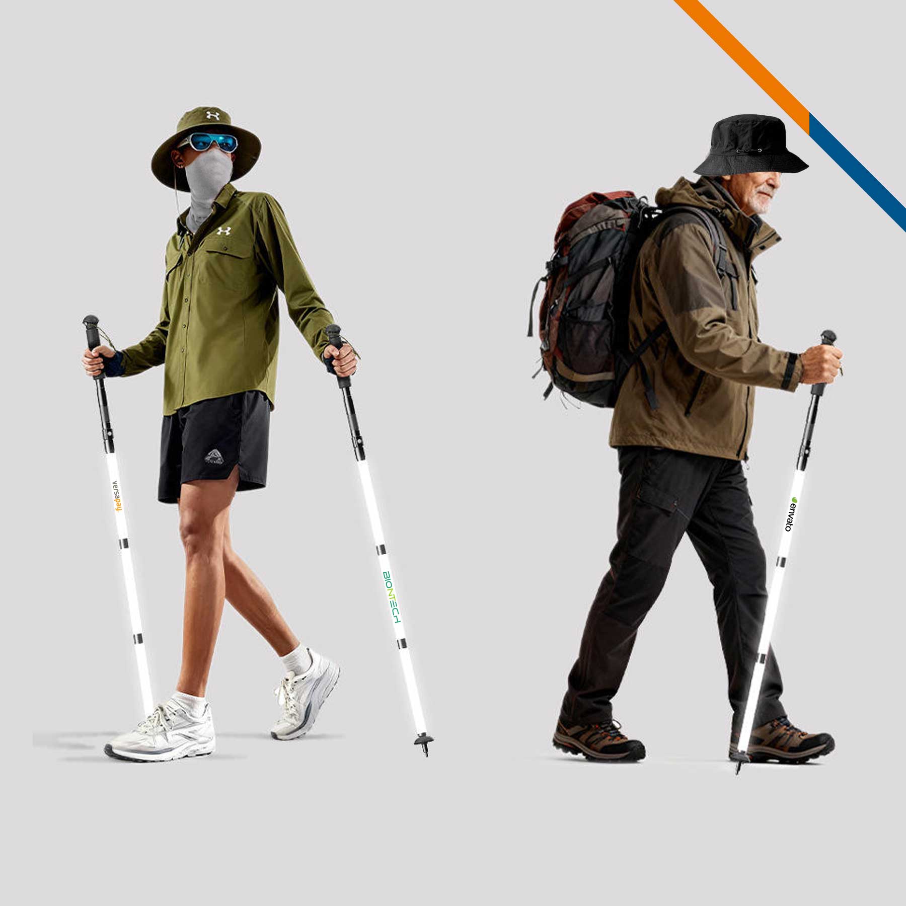 FreeGlow Collapsible LED Light Up Trekking Pole 6