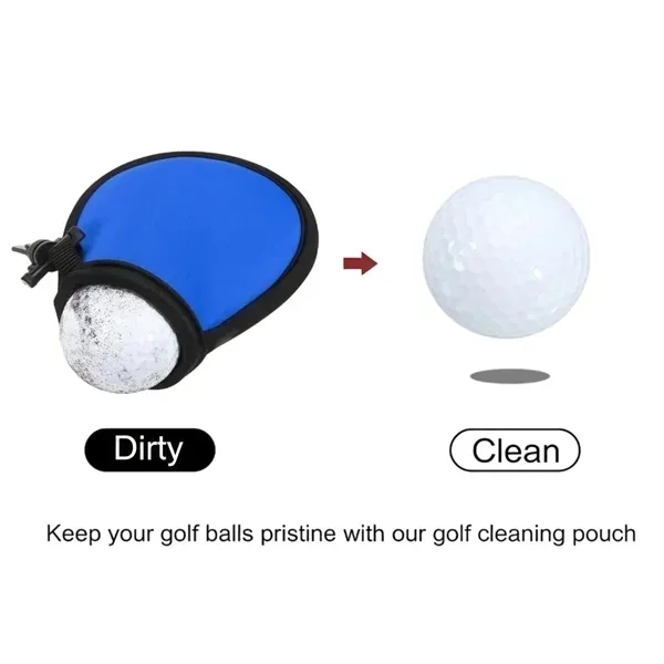 Neoprene Golf Ball Cleaner - Portable and Convenient 8