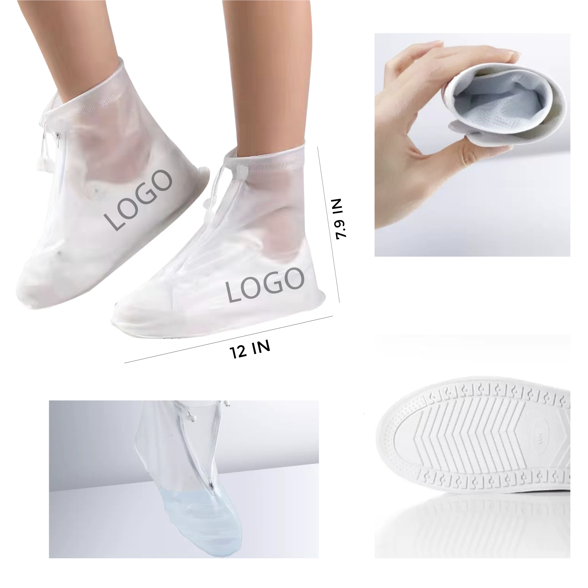 MOQ 10 PCS Durable Waterproof Shoe Covers 1