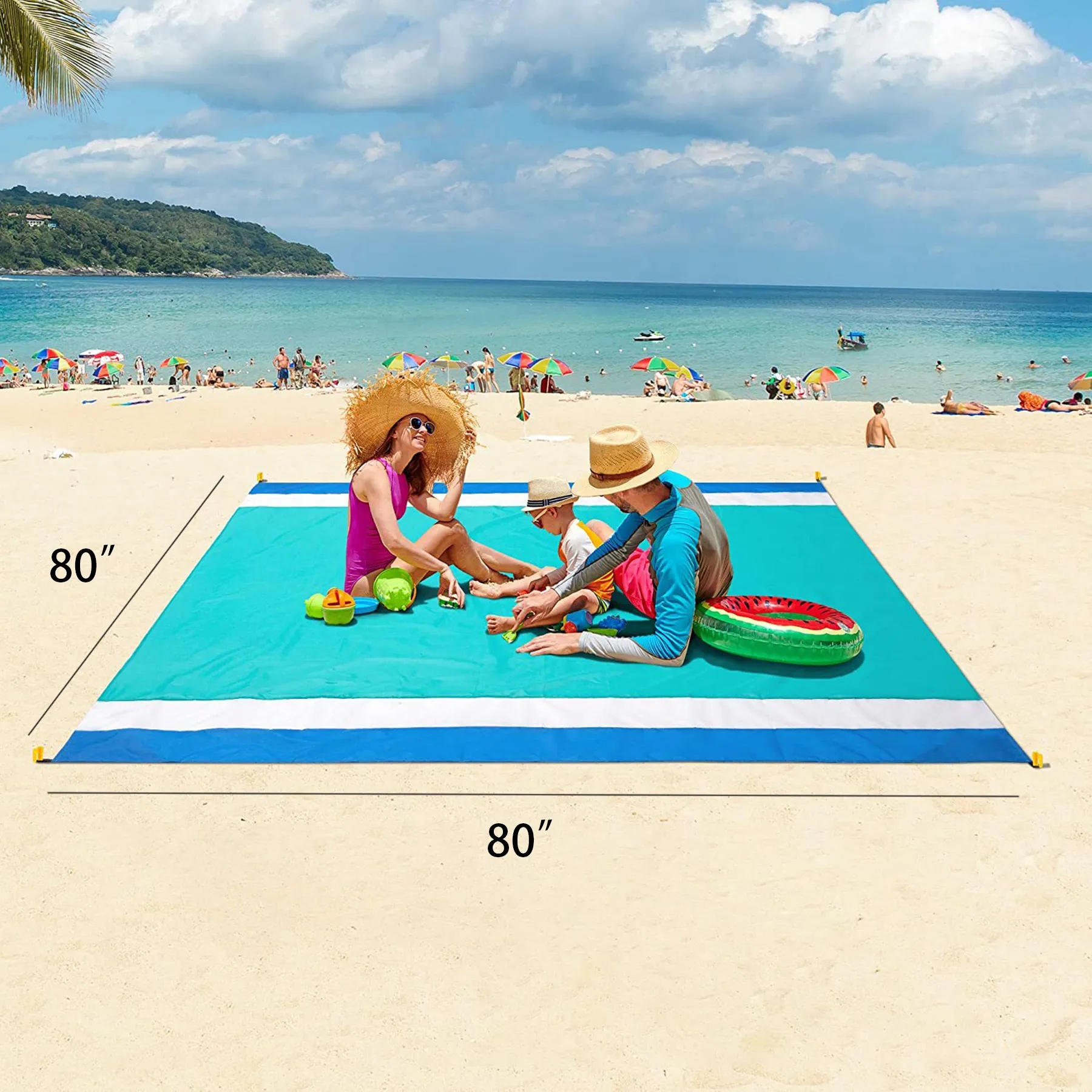 Beach Picnic Blankets Waterproof 3