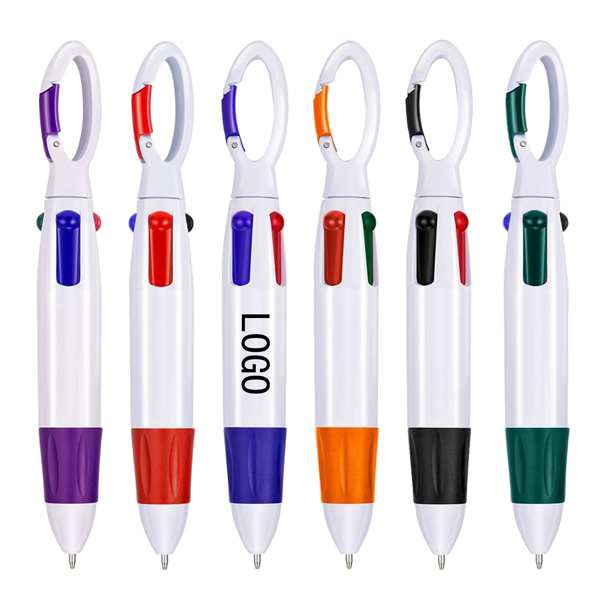 Plastic Hiking Button Ballpoint Pen 8