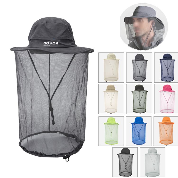 Bucket Hat with Hidden Net Mesh 2