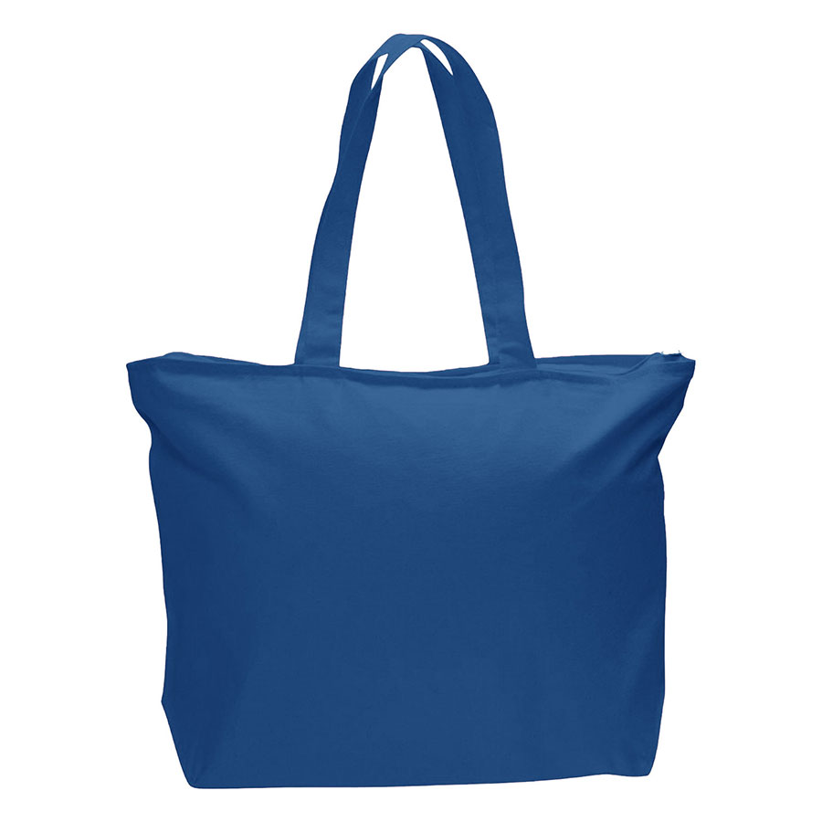 12 oz Cotton Canvas Large Tote Bag - 23"W x 17"H x 6"D x 8