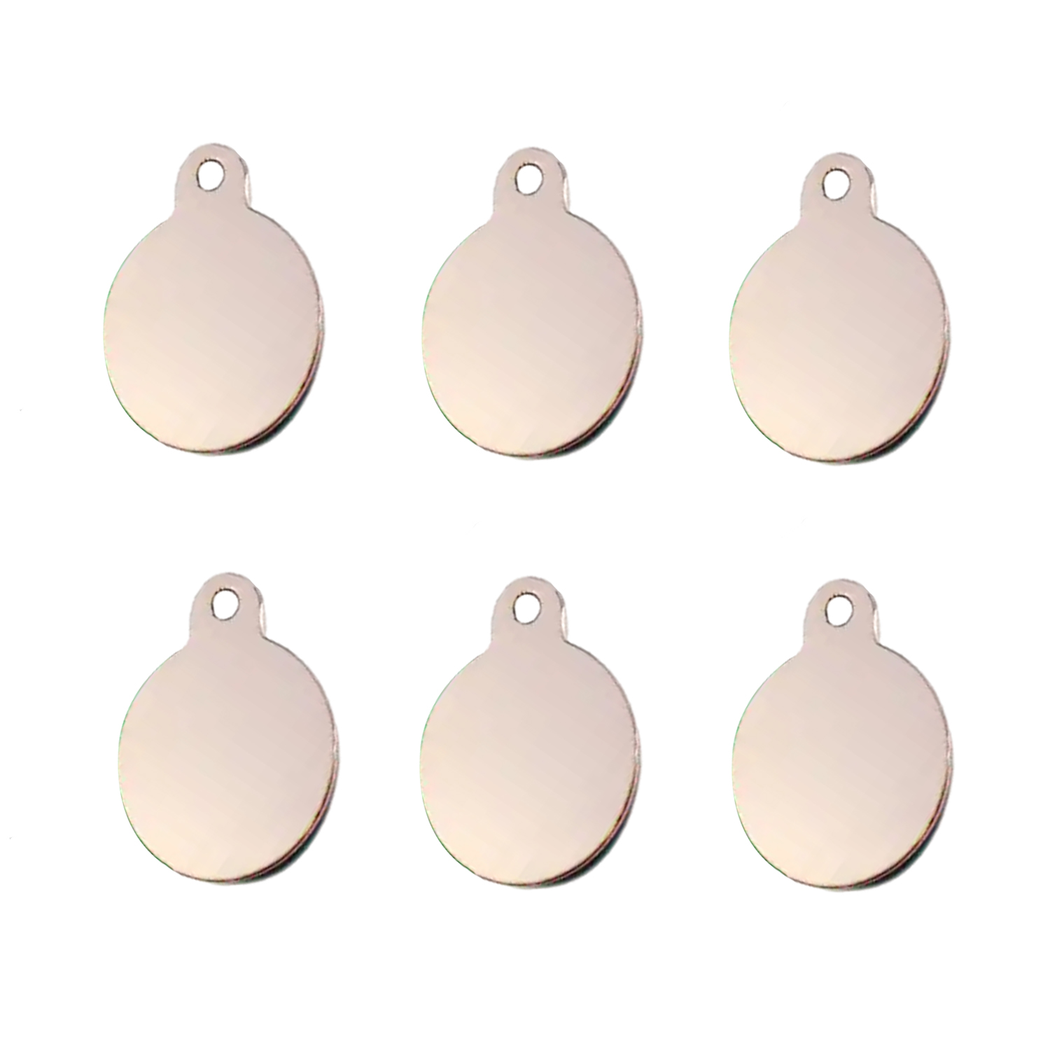 Round Shape Aluminum Pet Tag 8
