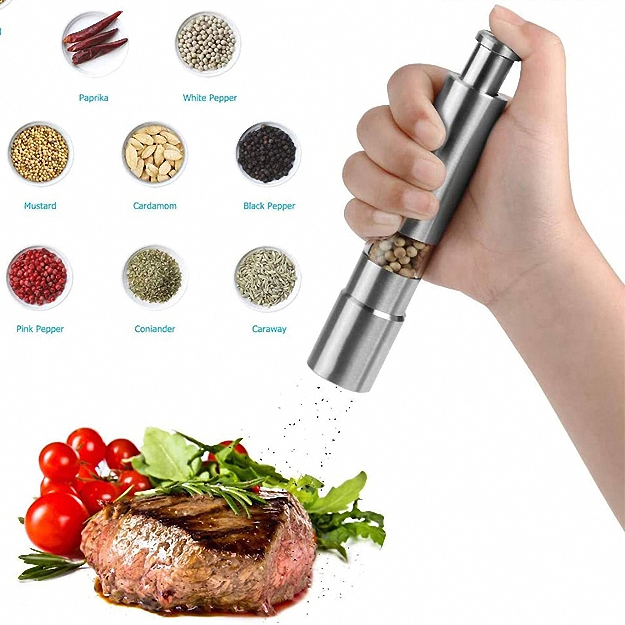 Salt and Pepper Grinder Set 3