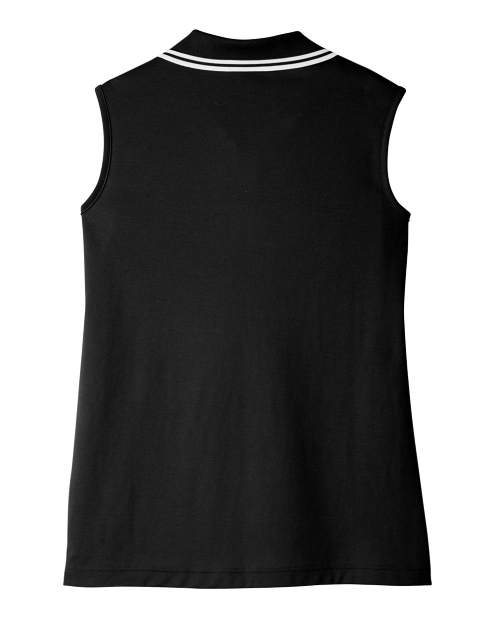 Women's CrownLux Performance® Plaited Tipped Sleeveless Polo - DG20SW 11