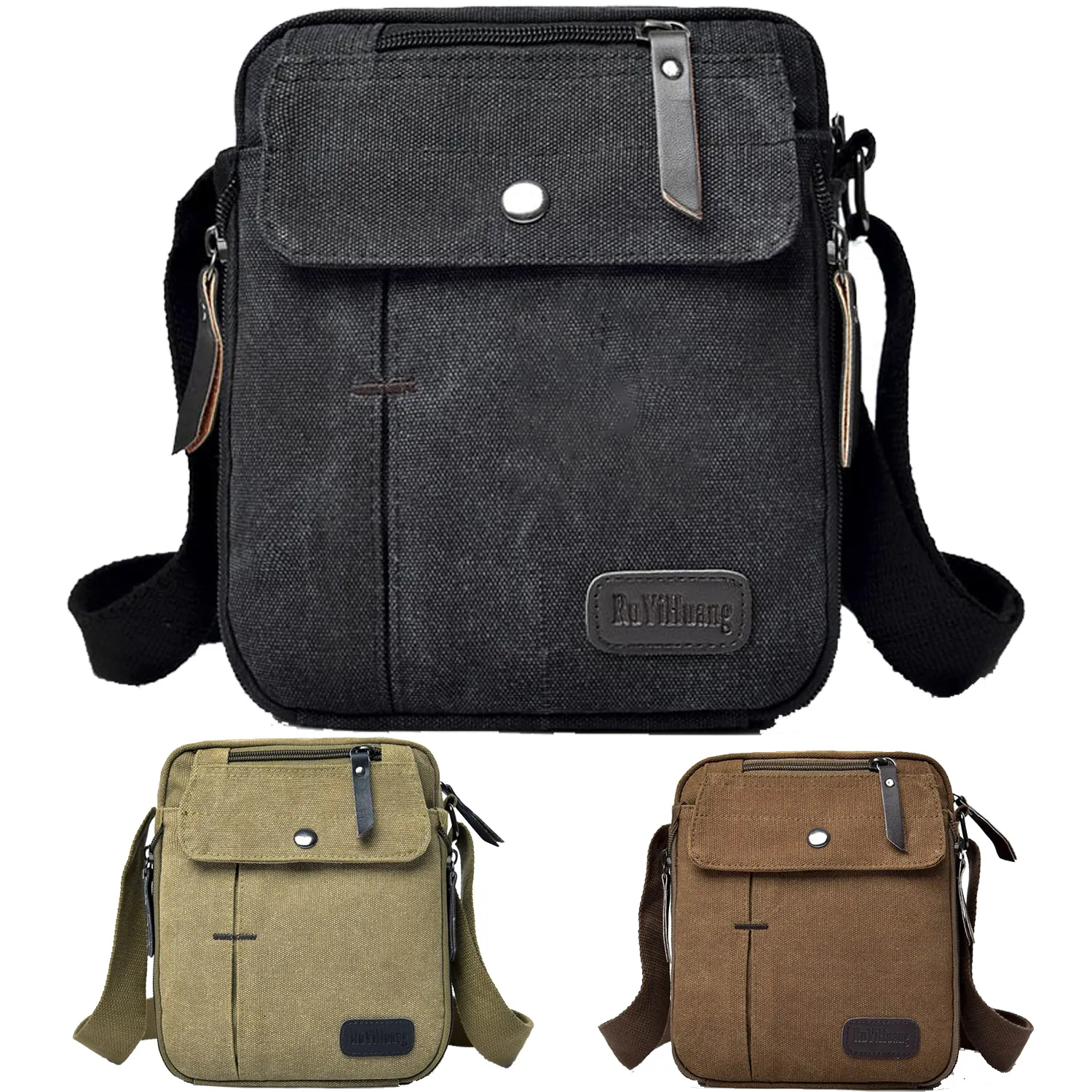 Canvas Small Messenger Casual Shoulder cross-body Bag 2