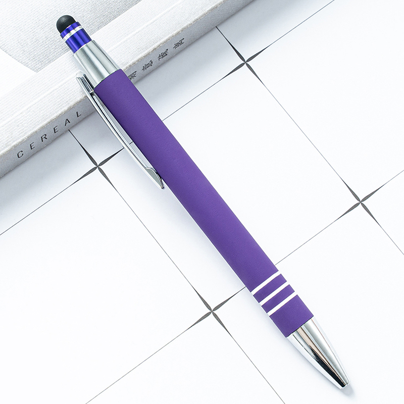 Stylus Click Action Aluminum Ballpoint Pen 4