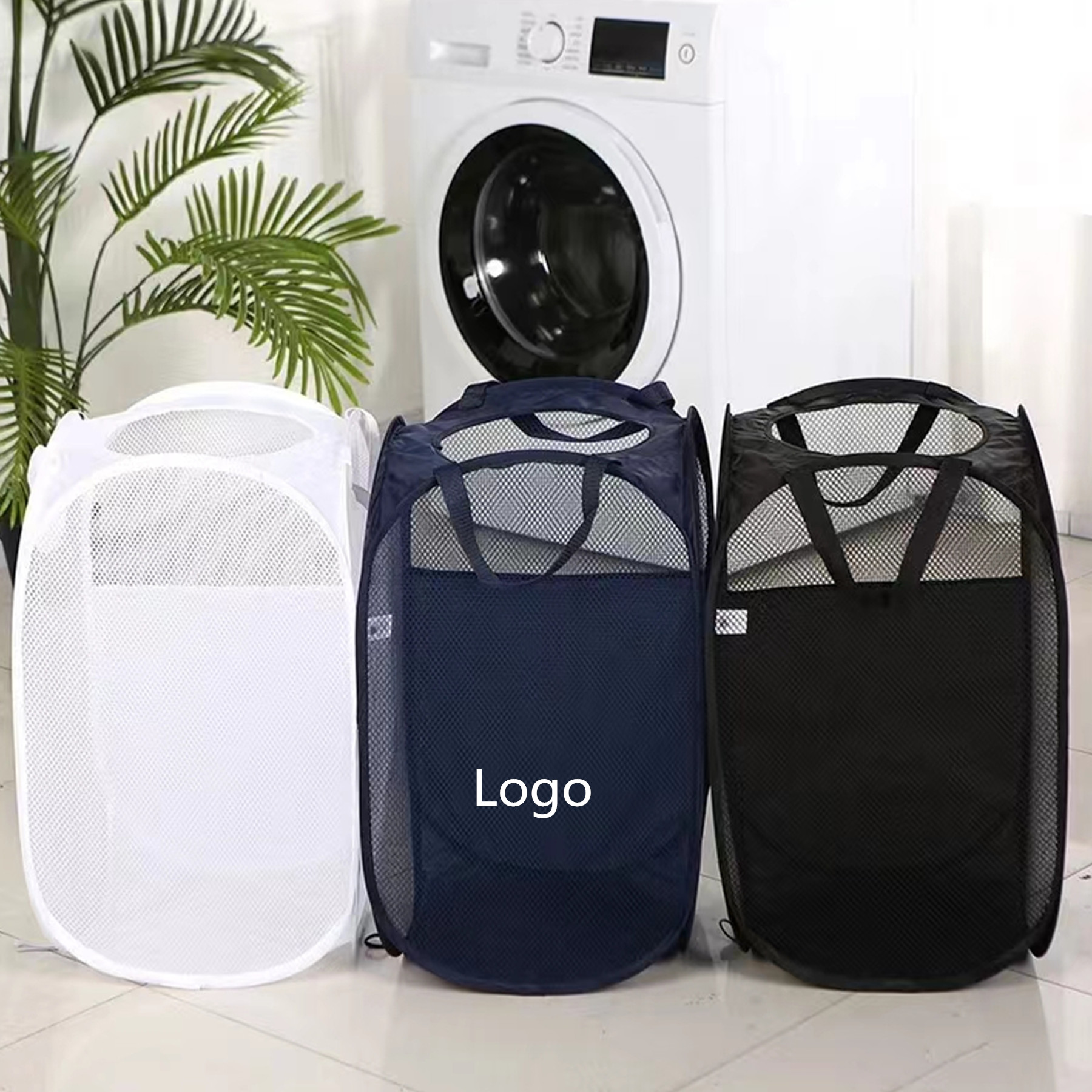 Collapsible Laundry Hamper Basket 1